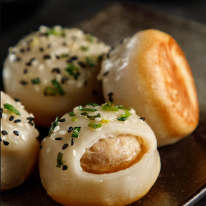Shanghai-style pork buns